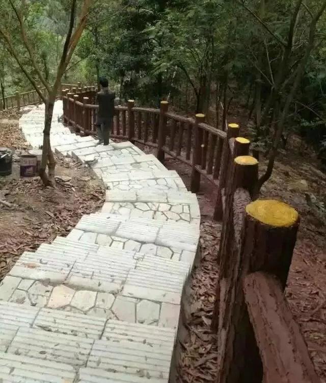 仿木栏杆 湘岩园林园林古建艺术造型