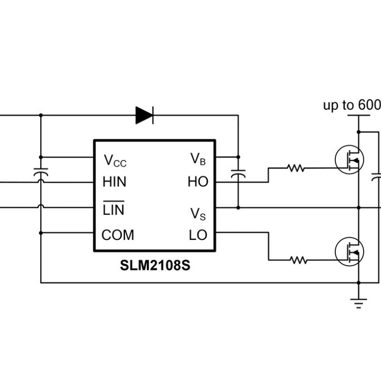 SLM2108S半桥驱动600V