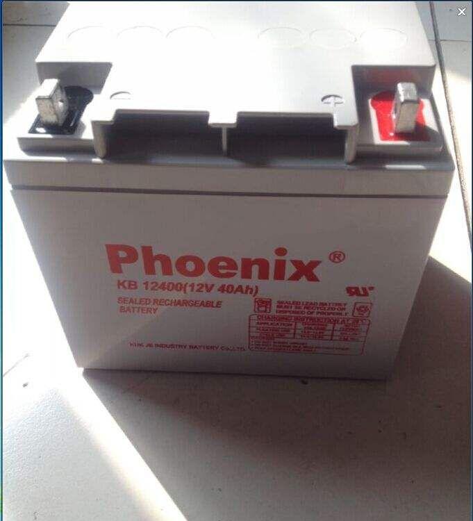 Phoenix凤凰蓄电池KB12120 免维护储能铅酸蓄电池12V12AH UPS直流屏电源