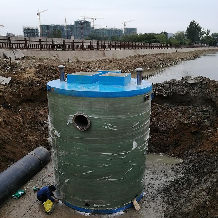 盐城一体化泵站厂家 玻璃钢一体化预制提升泵站 地埋式一体化泵站