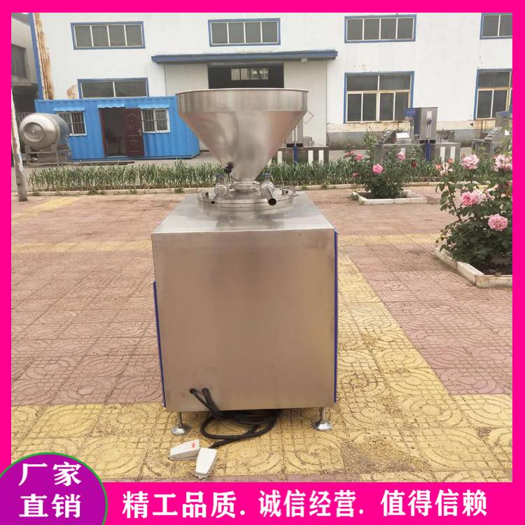 东北血肠液压灌肠机 超大肉块各种肉类灌肠机 不锈钢自动灌肠机
