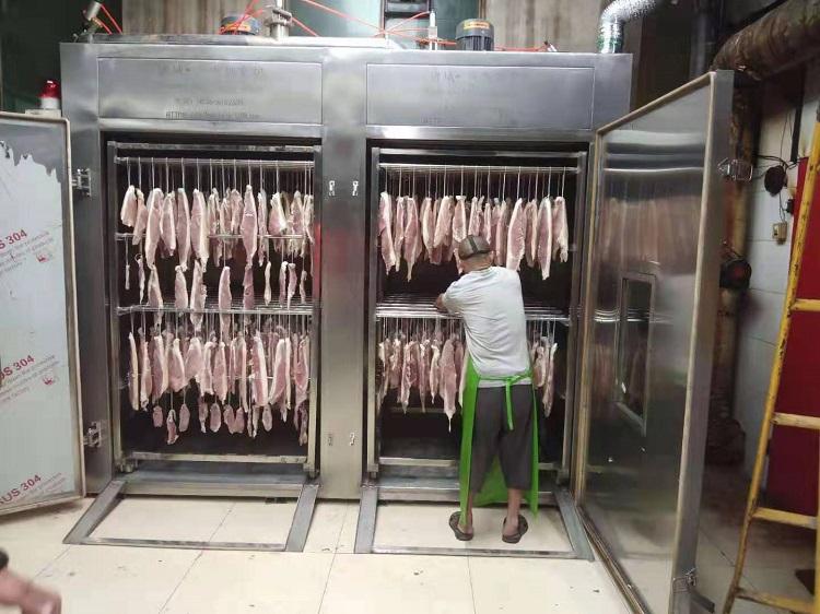供应500型全自动烟熏炉  四川绵阳腊肉烟熏炉  大型烟熏炉厂家