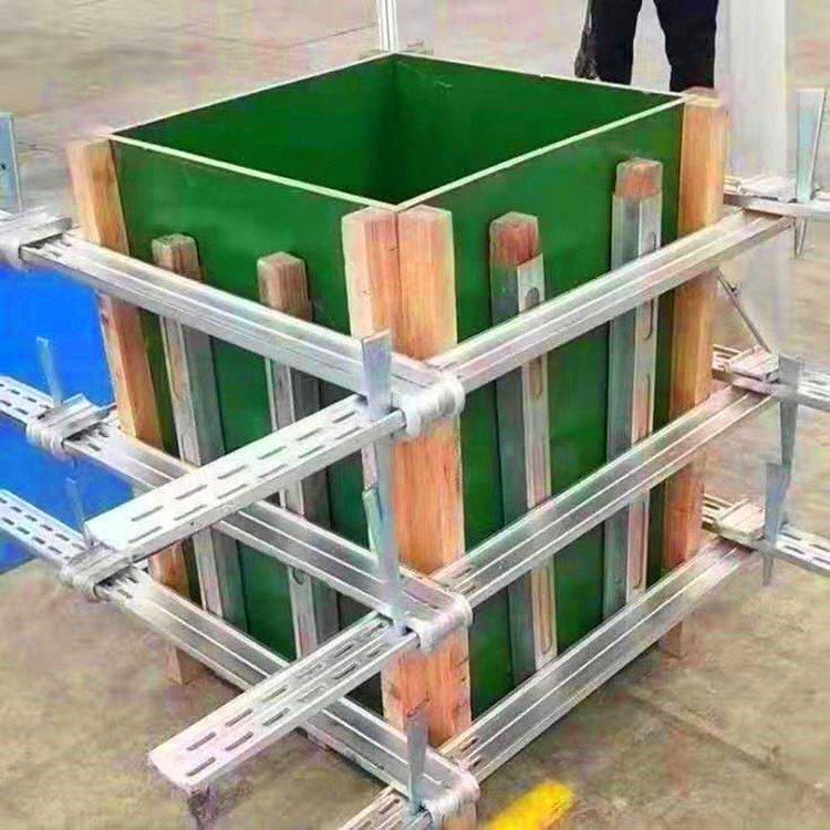 江苏方柱扣 方柱扣方圆扣 方柱扣加固件 建筑方柱扣夹具