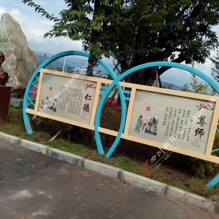 专注广告标识17年 成都校园文化标识标牌生产厂家   四川校园文化标识标牌生产厂家