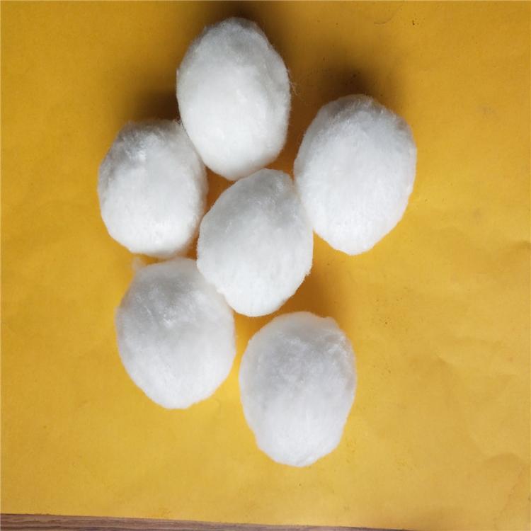 污水处理纤维球滤料 油水分离纤维球 纯白丙纶纤维束