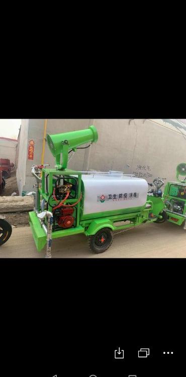 新款三轮洒水车电动三轮雾炮洒水车建筑工程2立方新能源洒水车