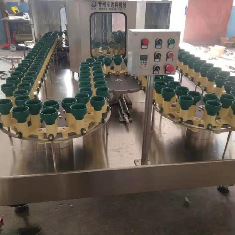 山东全自动翻转洗瓶机    翻转洗瓶机报价  全自动冲控机厂家