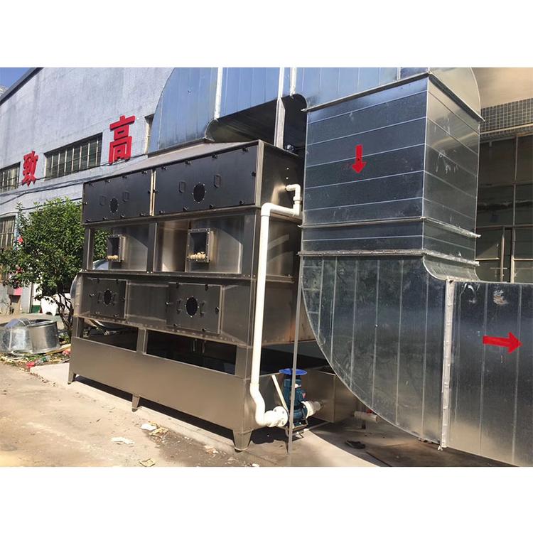 不锈钢方形旋流塔 漆雾处理环保设备 降温除尘不锈钢洗涤塔 旋流板塔 喷淋塔 高端环保设备厂家