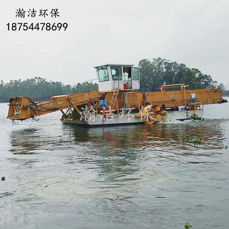 河道垃圾除草船型号 全自动水葫芦打捞船生产厂家