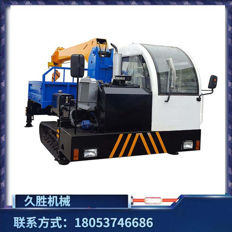 双顶自卸式履带随车吊 全地形水田大马力履带随车吊 履带随车起重机 久胜机械