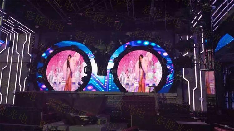 彩能光电 供应P3室内全彩led显示屏 酒吧p3LED大屏 P3舞台LED显示屏 移动式LED屏 酒吧P3LED屏 夜店LED显示屏  酒吧P3高清电子屏尺寸比例16:9好还是4:3好 LED彩屏高清
