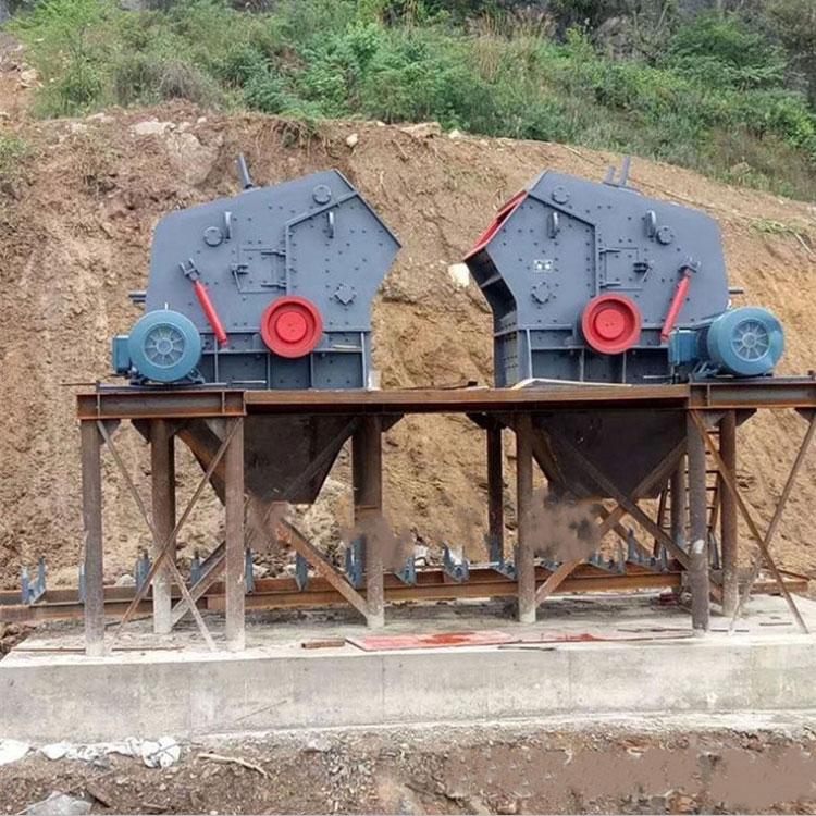 建筑用反击式破碎设备 反击式破碎机规格 破碎比大 产量大