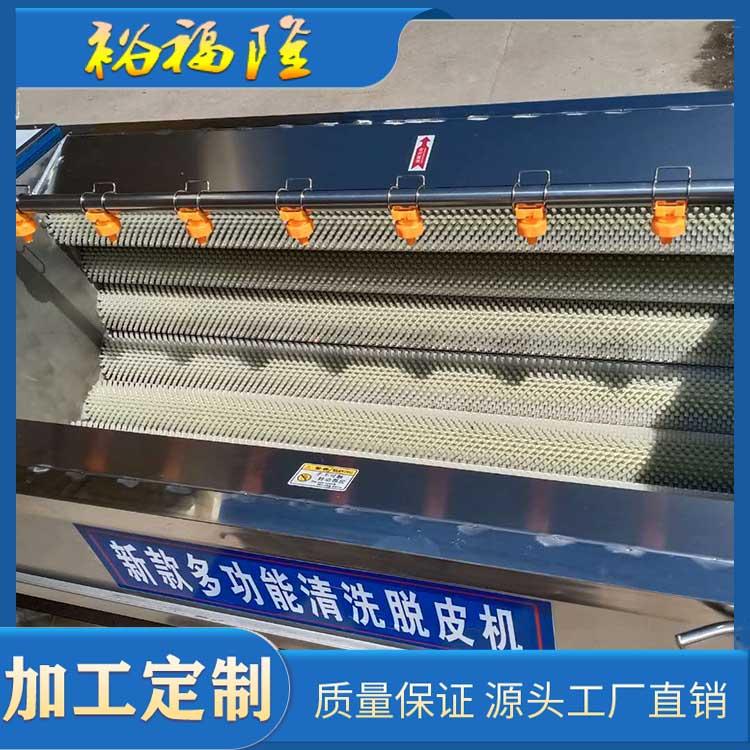 裕福隆全自动毛毛辊清洗机食品毛刷清洗机果蔬加工设备价格