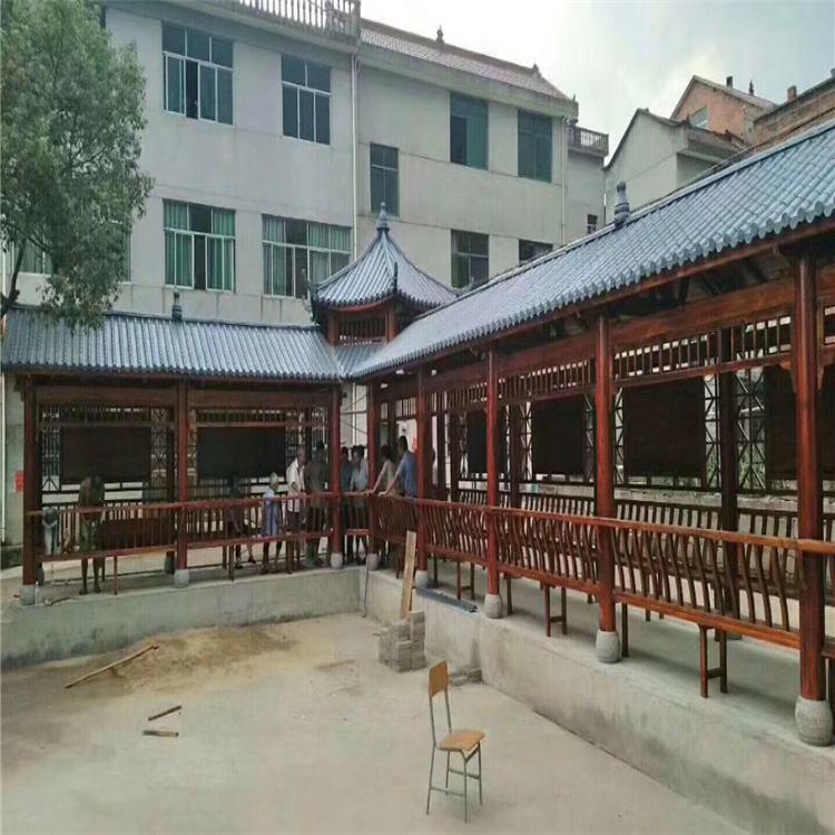 防腐木长廊批发 户外防腐木长廊 观光木长廊 厂家直销
