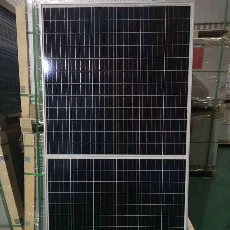 海泰双玻双面发电光伏组件板批发 海泰双玻组件价格  海泰光伏组件板大量现货