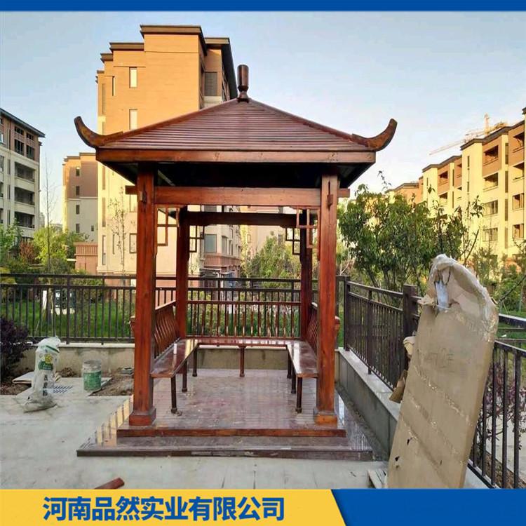 防腐木庭院四角凉亭 园林景观防腐木户凉亭 大量现货 快速发货