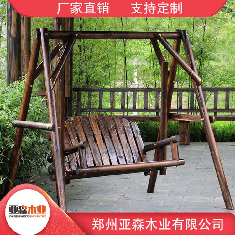 厂家直销 防腐木摇椅 双人防腐木摇椅 支持定制 物美价廉
