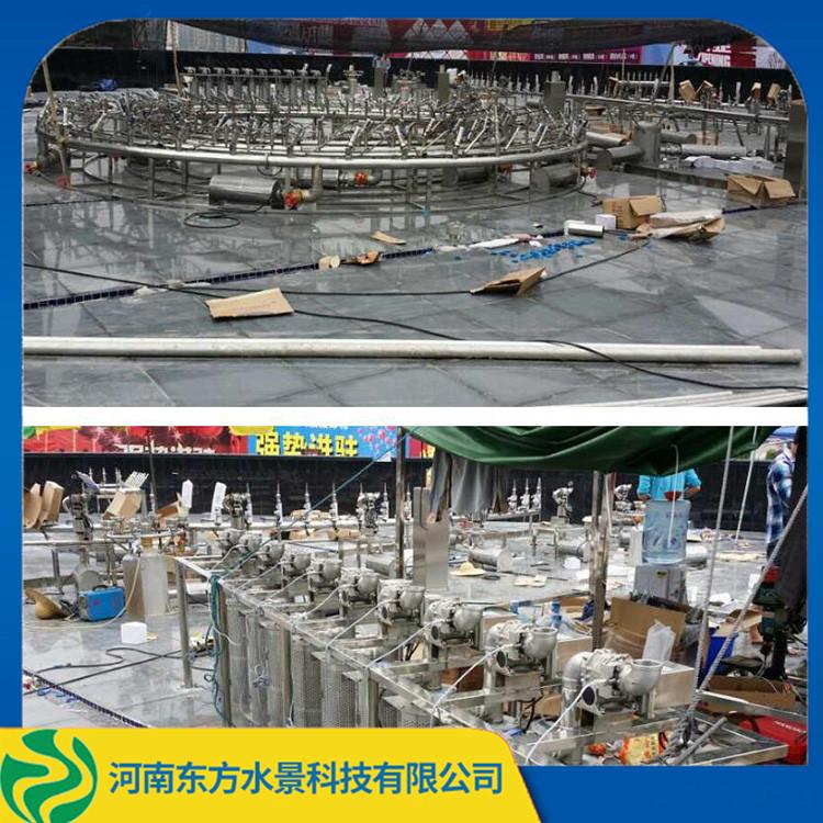 公园庭院瀑布旱喷喷泉 庭院花园LED灯光假山流水喷泉 厂家直销 价格合理