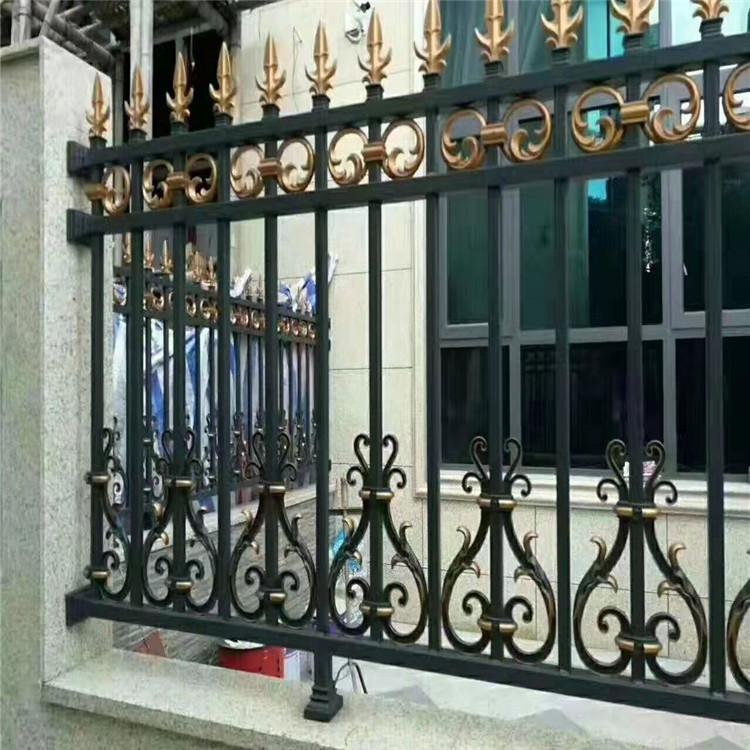 不锈钢烤漆护栏 别墅阳台护栏 小区外墙安全防盗铝艺护栏