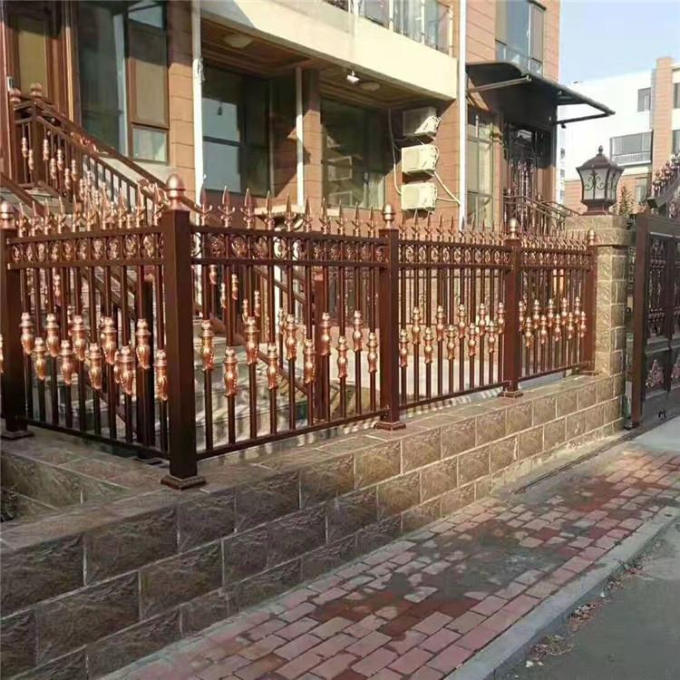 欧式别墅围墙 铝艺庭院护栏 铝合金建筑防护栏