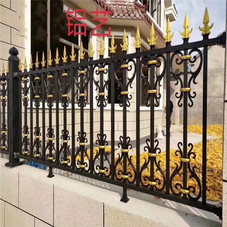铸铝护栏 别墅阳台护栏 小区外墙安全防盗铝艺护栏
