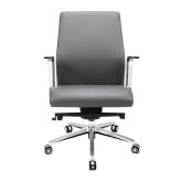 佛山办公家具 皮质职员椅会议椅电脑椅休闲弓形椅子