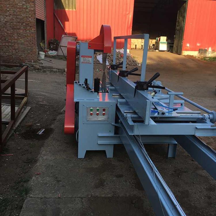 圆木推台锯视频 木工机械圆木推台锯 木工推台锯圆木推台锯视频