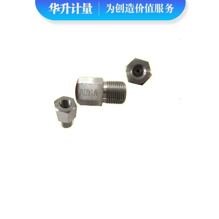 M12x1内螺纹压力表接头 不锈钢内螺纹六角接头 压力表焊接接头