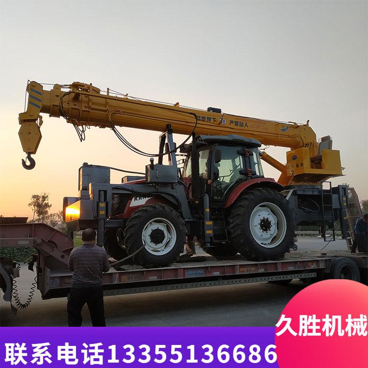 多功能吊钻一体机 线杆立柱液压打桩机吊车 四驱越野拖拉机起重机