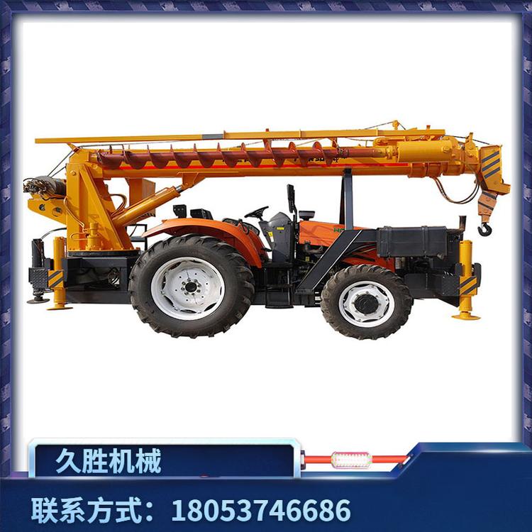 东方红四驱越野拖拉机吊车 吊装作业自备吊机拖拉机起重机