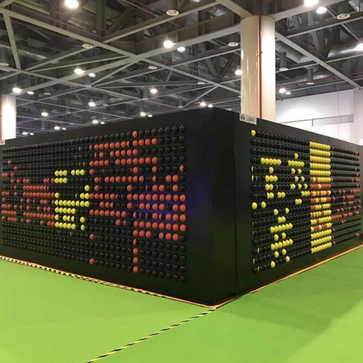 杭州品胜游乐设施球面墙 滚珠墙 双拼色 像素墙 景观墙  幼儿园游乐场