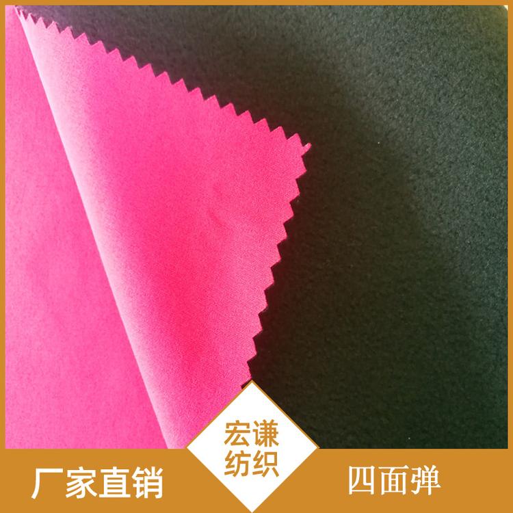 黑色100D防水涤纶四面弹力复合面料 厂家供应使用于骑行手套面料