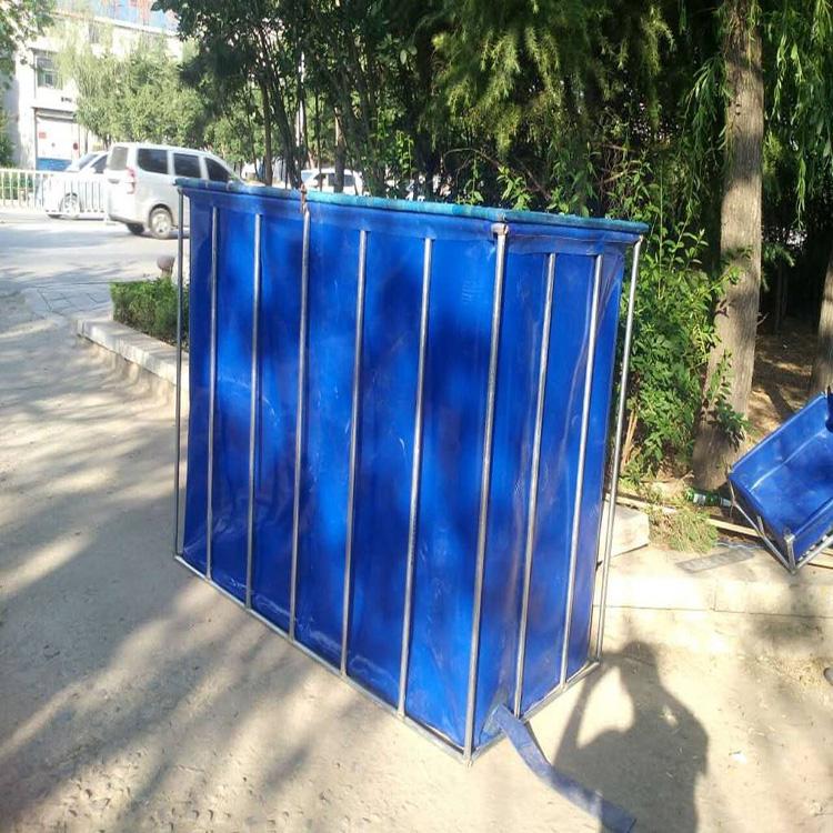 帆布支架水池 现货可折叠  支架鱼池 移动支架养殖水池