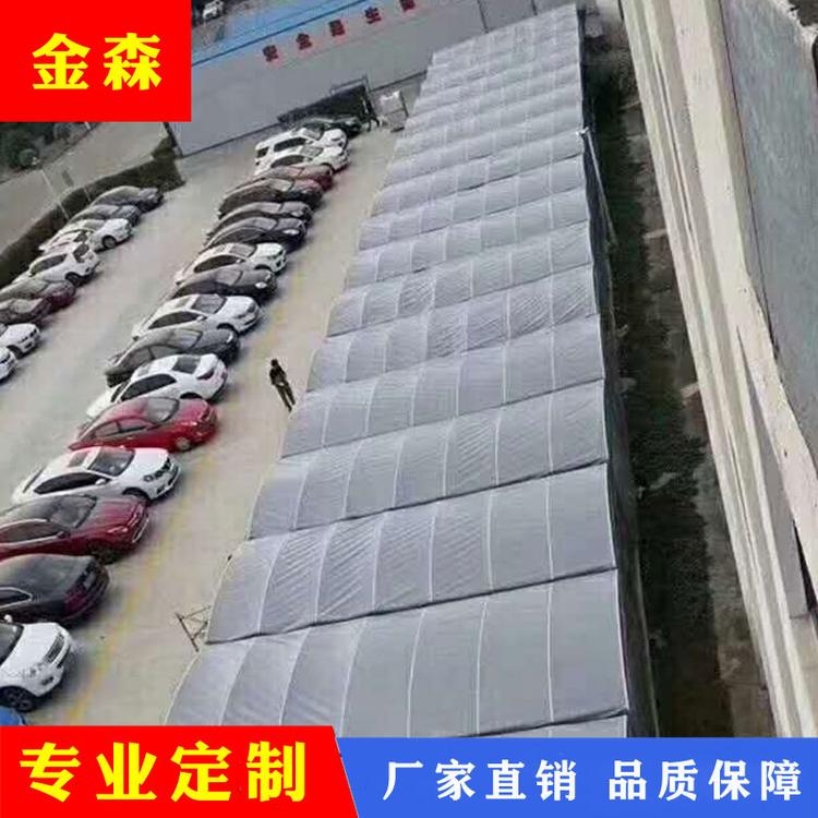 金森生产遮阳篷 伸缩篷定制 推拉式遮阳篷
