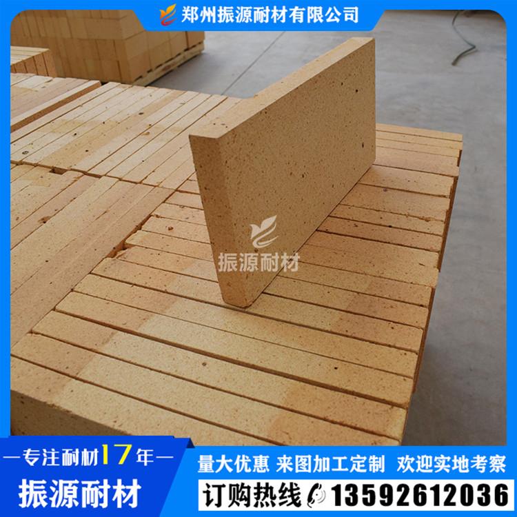 新密黏土二分片 高炉热风炉耐火材料 河南专业定制黏土砖厂家