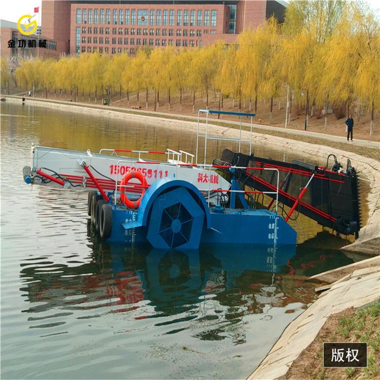 小型半自动水草收割船   水葫芦打捞船