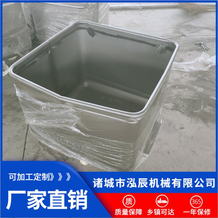 泓辰不锈钢馅料周转车 猪肉运输料斗车 食品周转小料车 现货包邮