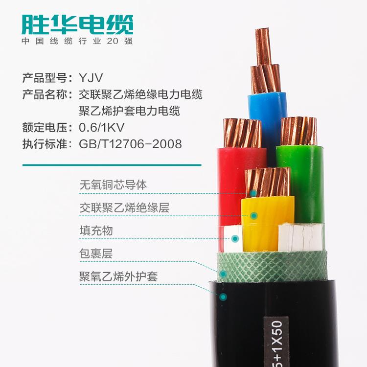 河南电缆电缆厂家 YJV-1KV交联铜电缆 4-300平方 1/2/3/4/5芯 聚乙烯绝缘纯铜芯低压电力电缆  厂家直销 国标 无氧铜  现货库存 定制