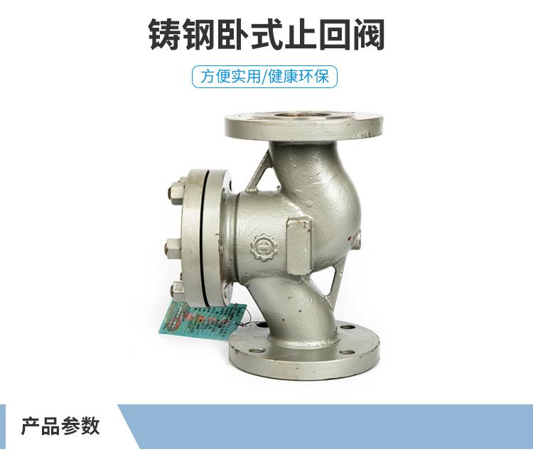 良工阀门 铸钢卧式止回阀 H41H-16CDN40--DN200