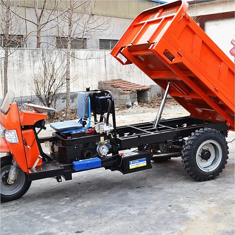 载重2吨柴油三轮车 小型农用三轮车柴油 工程翻斗车 现货供应