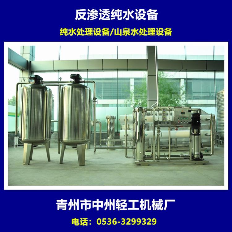 纯水设备 反渗透水处理设备 纯净水山泉水处理设备 饮用水设备