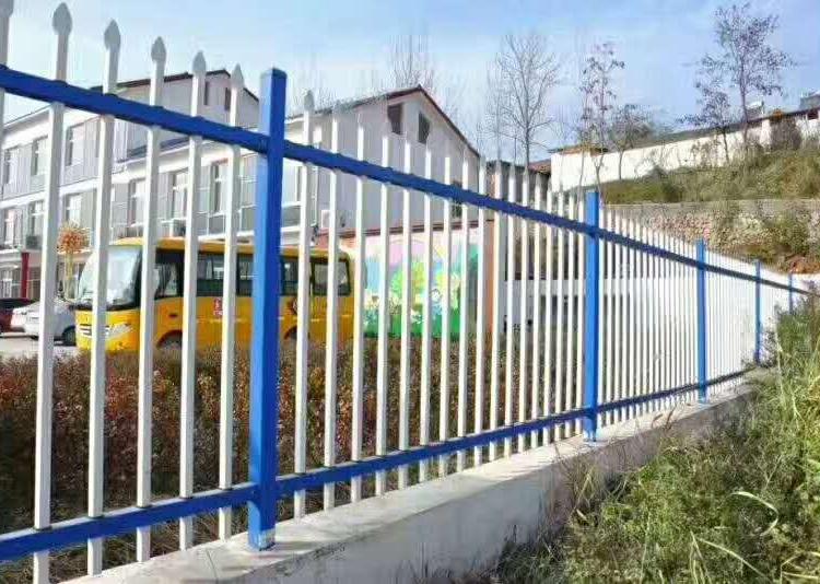 喷塑锌钢护栏_防翻隔离栏杆_防攀爬锌钢栏杆-围栏围墙
