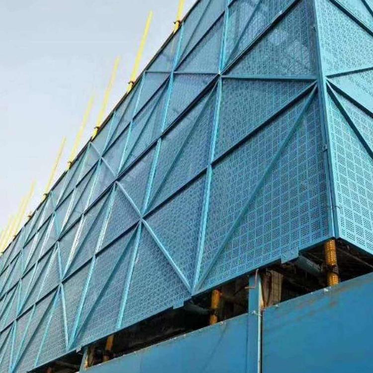 云南省 冲孔爬架防护网 建筑楼层爬架网 脚手架防护网 定制