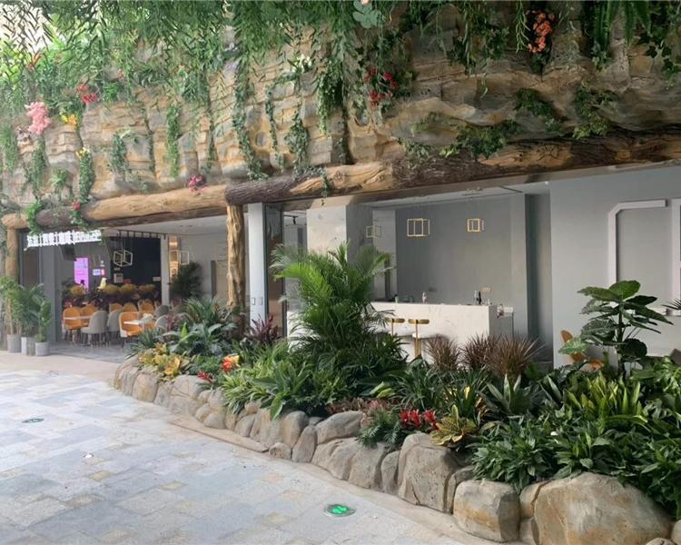 直塑假山塑石 湘岩园林 混凝土假山精致做工