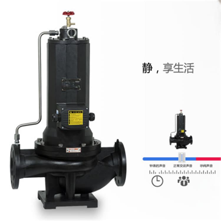 屏蔽泵 QPG低噪声屏蔽式冷冻水循环泵 上海一泵增压泵