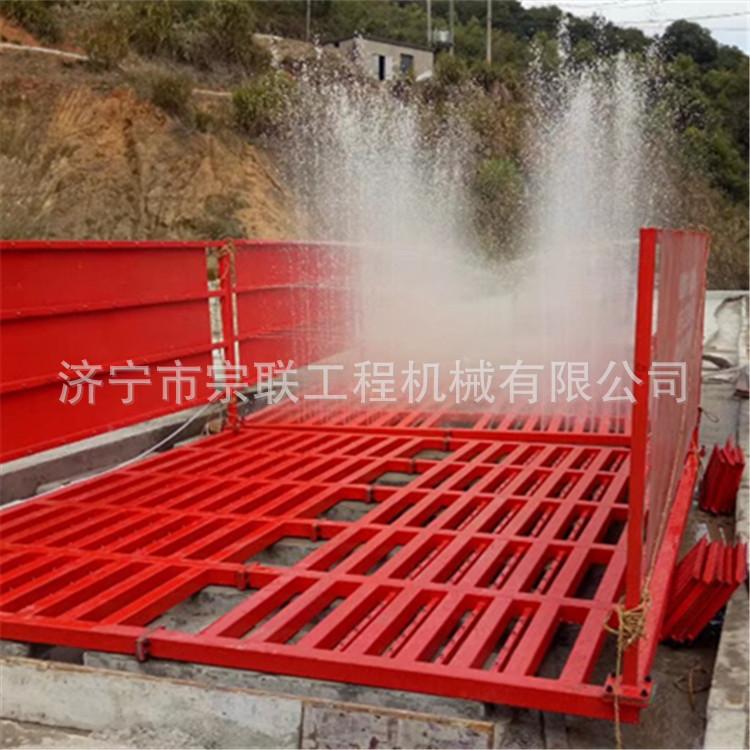 全自动建筑工程洗轮机工地洗车机全封闭免基础滚轴式冲洗车平台槽