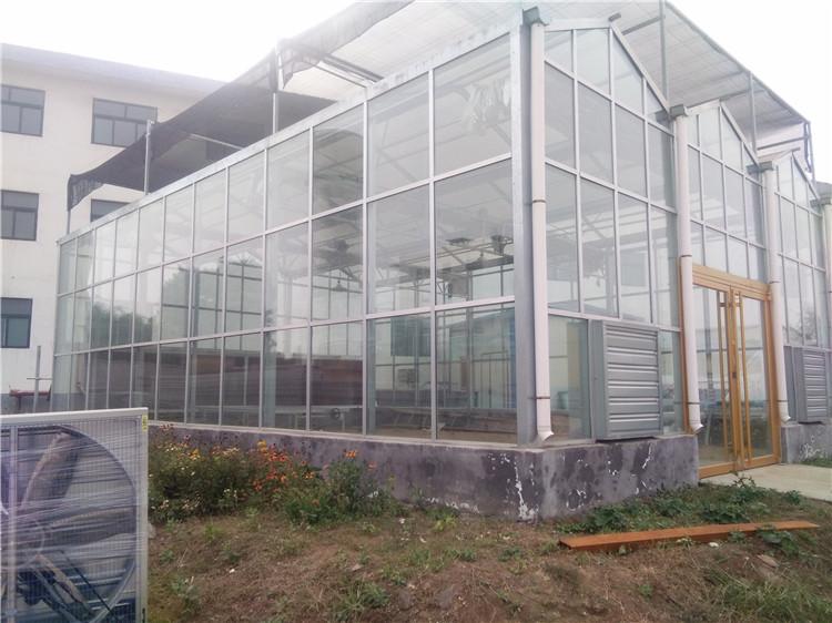 玻璃温室大棚  玻璃温室大棚  种植双层中空钢化玻璃大棚  天之蓝温室