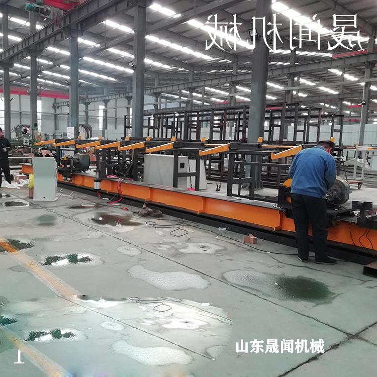 山东生产数控钢筋锯切线 整捆钢筋锯切自动滚丝打磨生产线