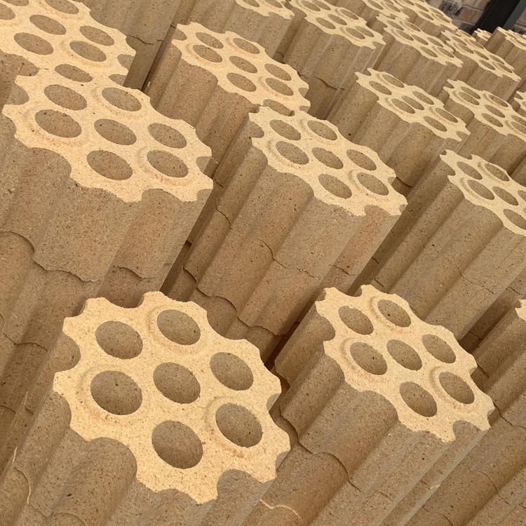 七孔格子砖 热风炉用高铝格子砖 现货批发可定制异型砖