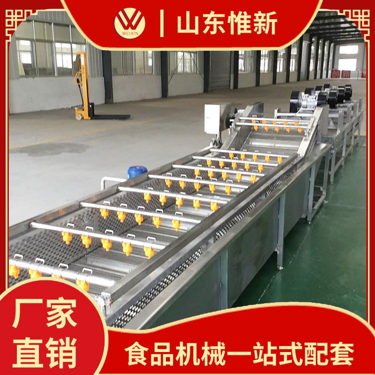 供应商用果蔬臭氧洗菜机 火龙果气泡清洗机 多功能果蔬清洗风干线